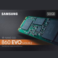 500GB SSD (เอสเอสดี) SAMSUNG 860 EVO SATA III M.2 2280 (MZ-N6E500BW) 5Y